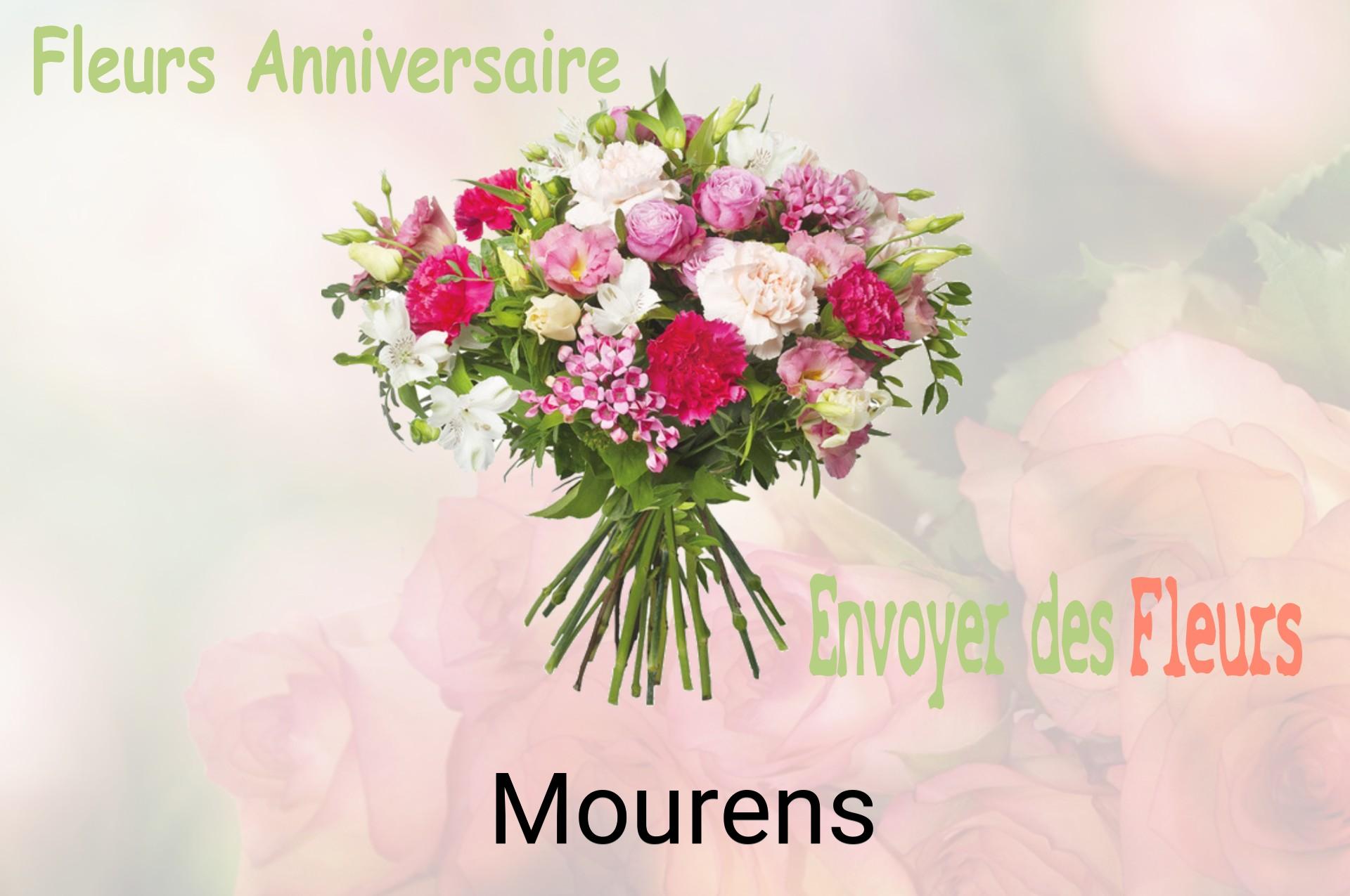 Bouquet de fleurs d’anniversaire livré à Mourens